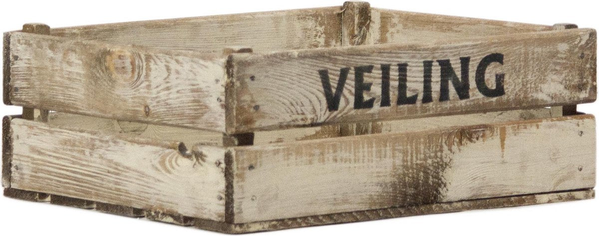 Fruitkist old look "Veiling" groot