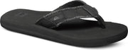 Quiksilver Monkey Abyss Youth Jongens Slippers - Black/Brown - Maat 33
