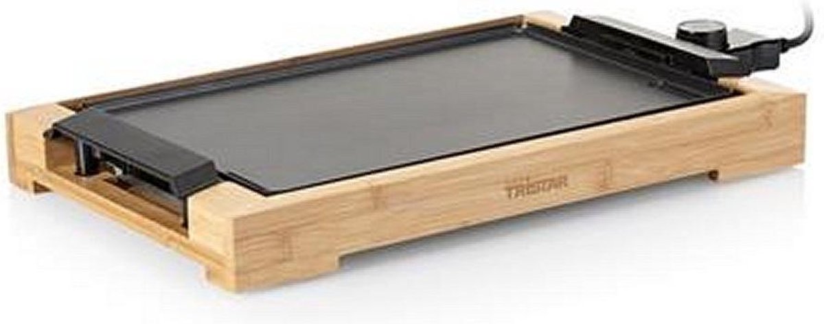 Tristar BP2786 Bakplaat Bamboe/Zwart