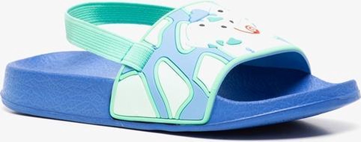 Blauwe kinder badslippers leguaan - Blauw - Maat 28