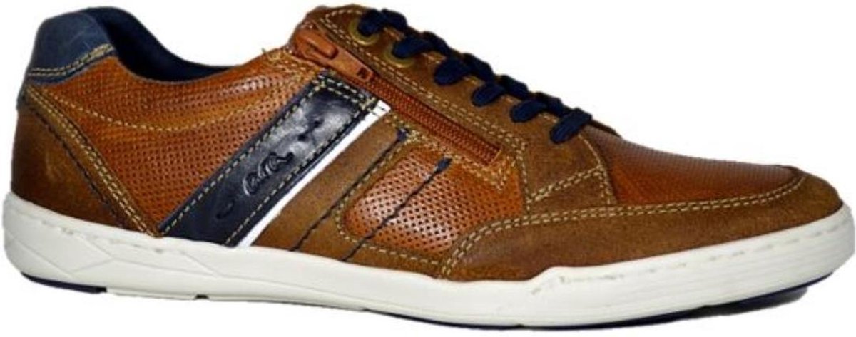 TORBEN G cow firenze suede cognac-navy