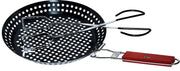 El Fuego Grillpan met RVS barbecue tang