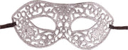 Masker zilver met glitters