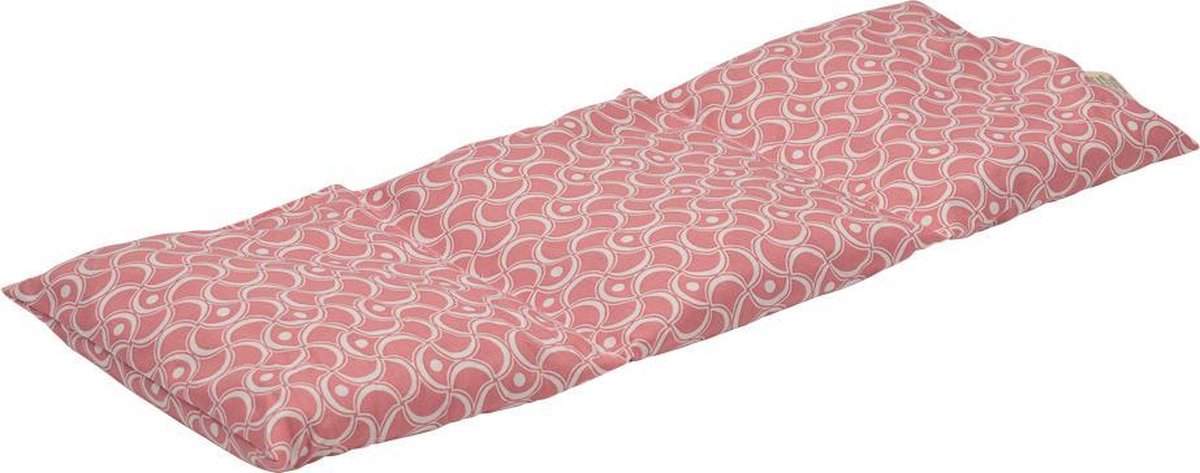 Druivenpitkussen Cervico - 50 x 20cm - Roze Ornamenten