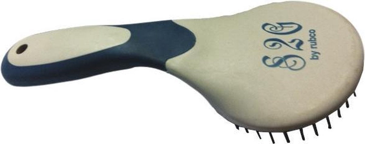 S2g Manen-/staartborstel Luxe Beige/blauw
