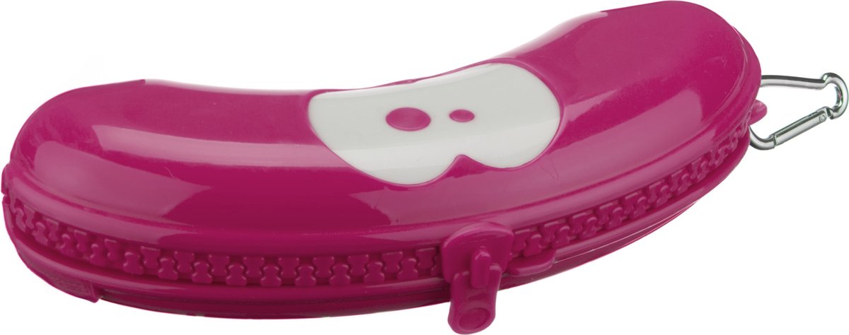 Fruitfriends Banaanhouder - Kunststof - Voor Kinderen - Hot Pink - Roze