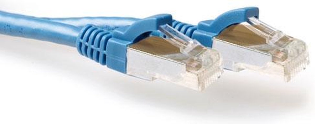 ACT FB6607 netwerkkabel 7 m Cat6a S/FTP (S-STP) Blauw