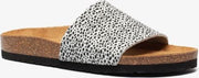 Hush Puppies dames bio teenslippers cheetah print - Wit - Maat 38