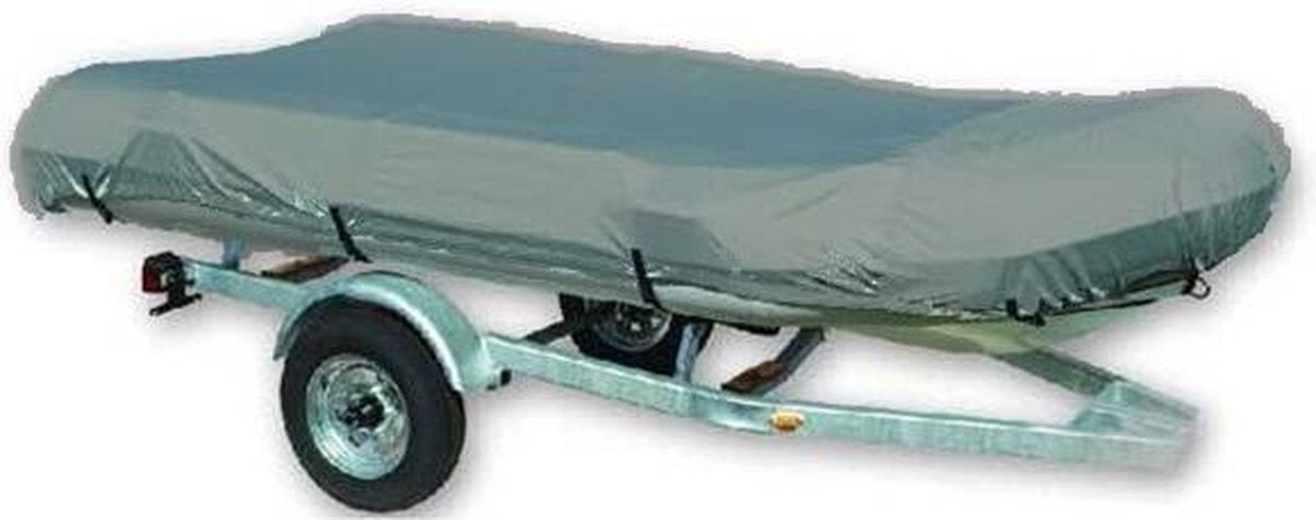 VONHOF Afdekzeil Rubberboot - 360/420 cm - Grijs - 600D