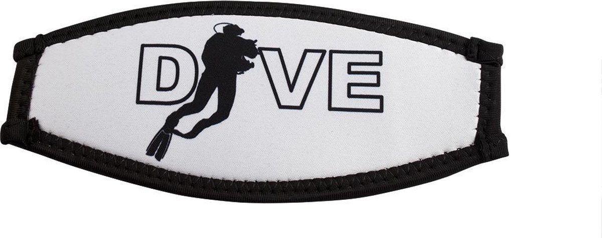 Maskstrap neopreen slide diver wit