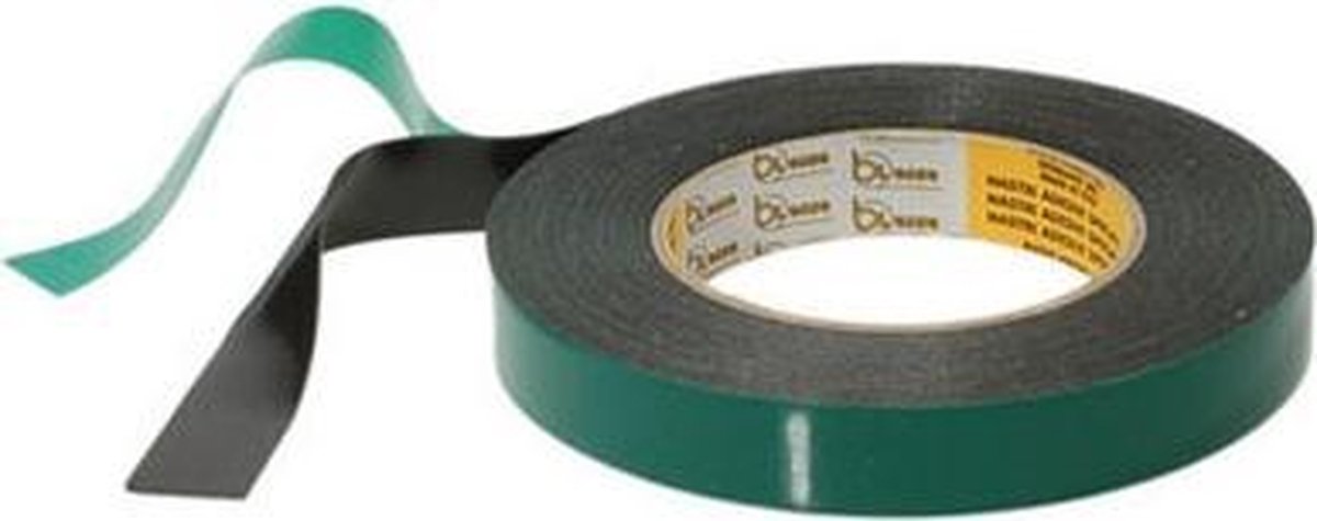 Dubbelzijdig klevend tape schuim 20mm x 10m x dikte1mm
