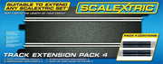 Scalextric - Track Extension Pack 4 4 X Standard Straights (Sc8526)