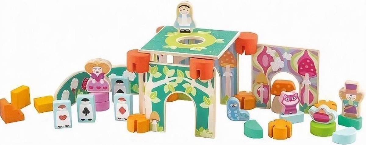Sevi Constructieset Magic Land Meisjes Hout 40-delig
