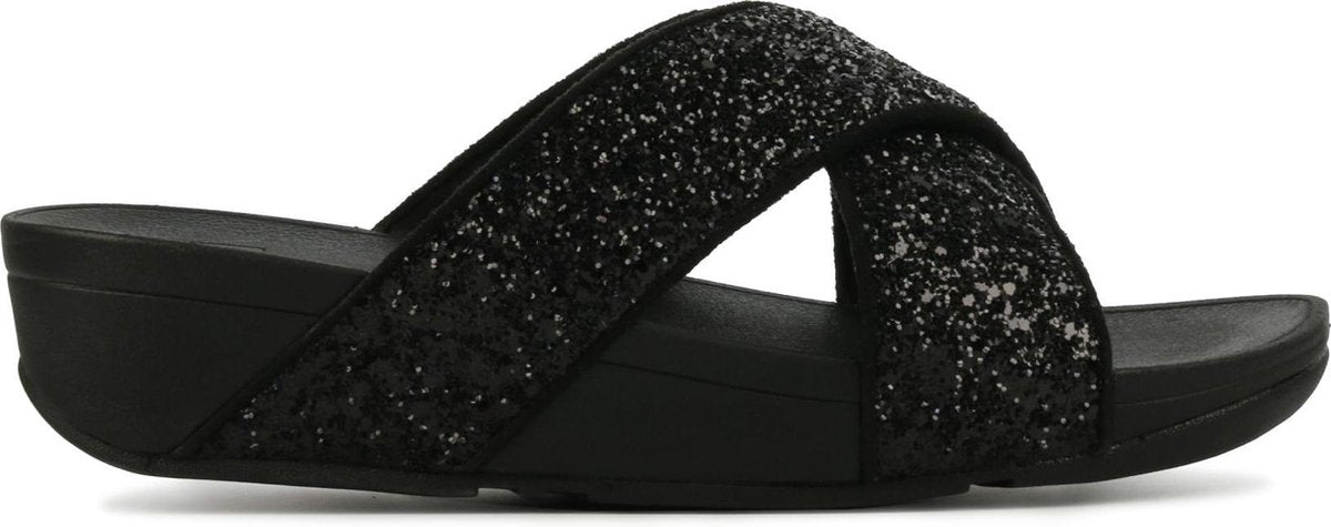 FitFlop  Vrouwen Textiel  Slippers / Damesschoenen X02 - Zwart - Maat 40