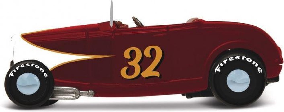 Maisto Ford ROADSTER #32 1932 donker rood/wit modelauto schaalmodel 1:64