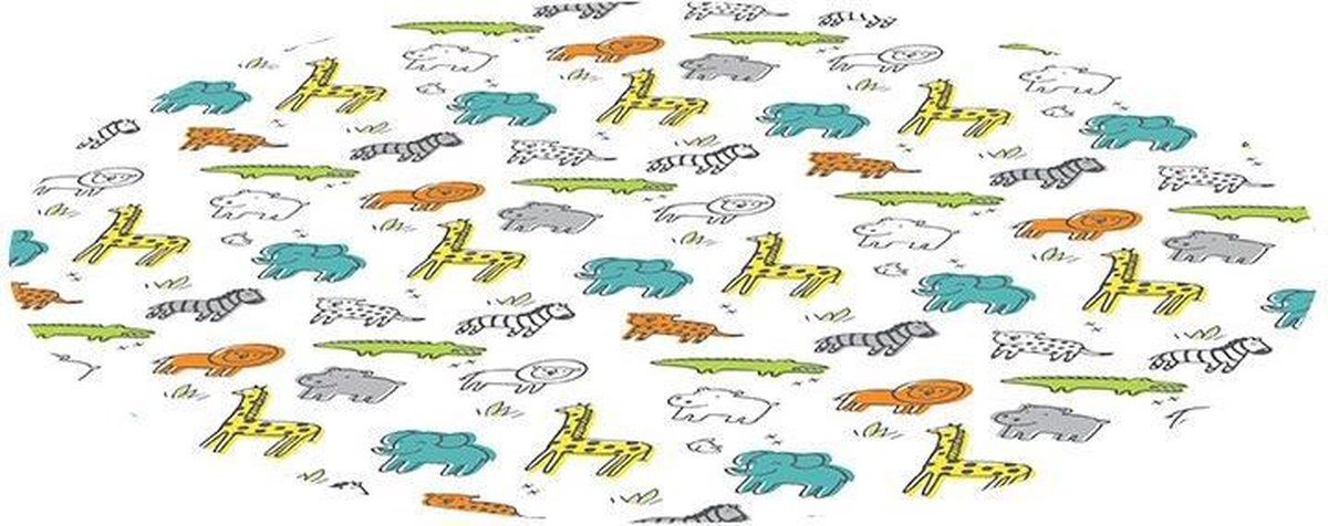Kushies - Kinderstoelbekleding - Cleanmat - Knoeimat  - 137cm - Safari