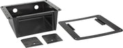 2-DIN frame ECO onderbouwbakje universeel Zwart