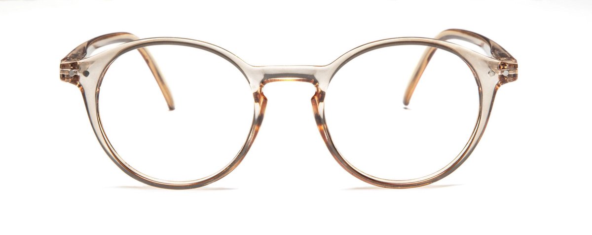 Looplabb Faust leesbril +2.50 - champagne