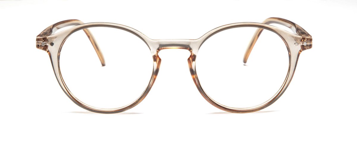 Looplabb Faust leesbril +2.00 - champagne