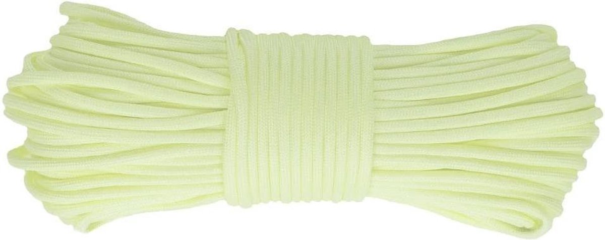 Paracord Touw - 3mm - 15 meter - Glow in the Dark - 150kg trekkracht