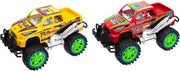 Pms Monstertrucks Inertia Power 20 Cm Geel/rood 2-delig