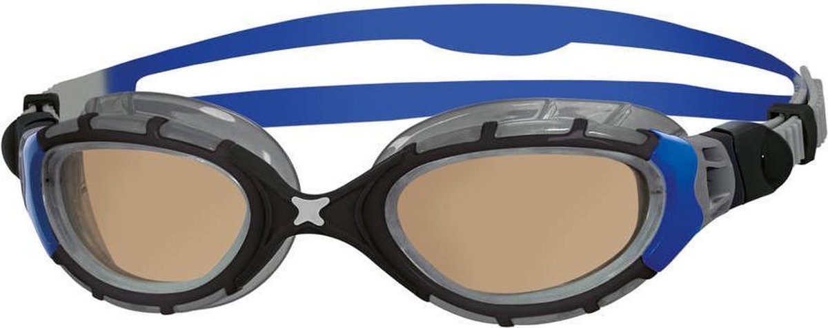 Zoggs Predator Flex Polarized Ultra Zwembril Silver Blue