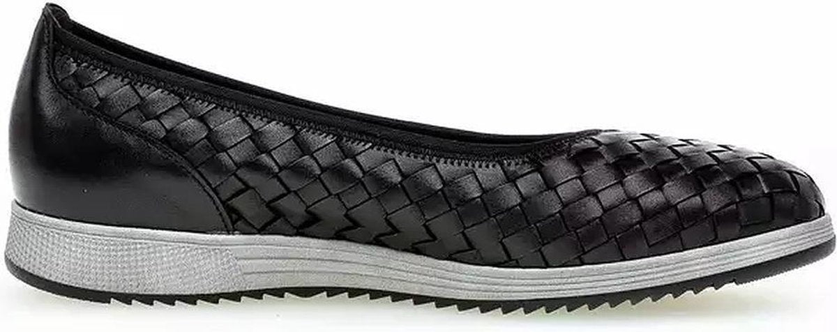 Gabor 64.111.27 Dames Ballerina's - Zwart - Maat 40.5