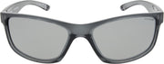 ICON Sport Zonnebril FRONTIER - Transparant Grijs montuur - Grijs spiegelende glazen - GEPOLARISEERD (p)