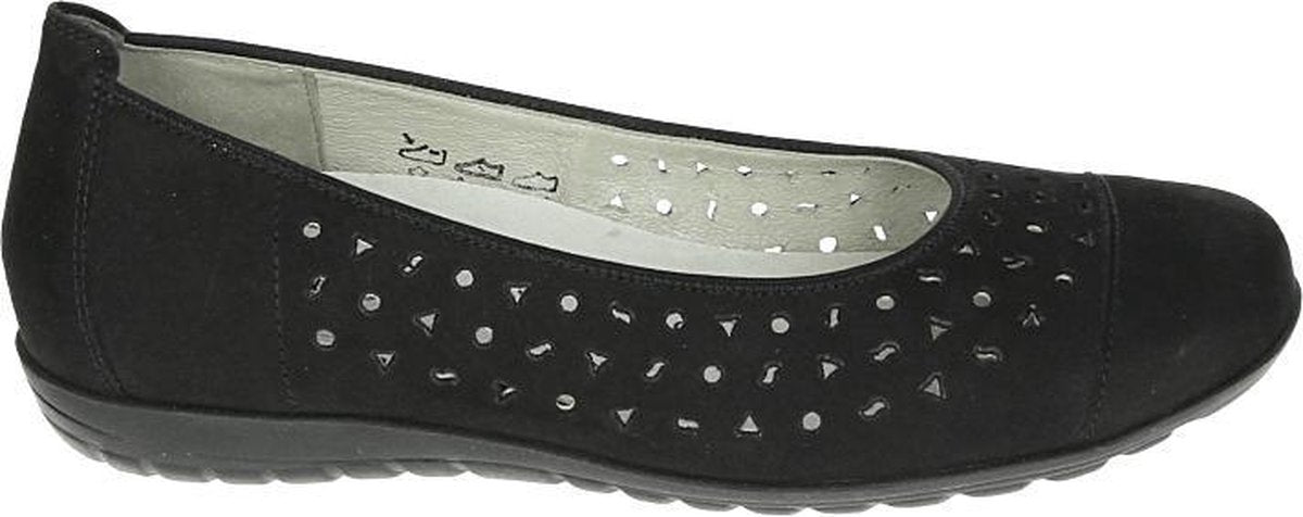 Waldlaufer 531003 H - Volwassenen Ballerinaschoenen - Kleur: Zwart - Maat: 42.5