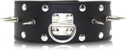 Brede collar met spikes