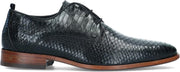 Rehab - Heren -  Greg snake donkergroene veterschoenen - Maat 42