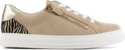 Hassia Vrouwen Suède Lage sneakers / Damesschoenen 301236 - Beige - Maat 40.5