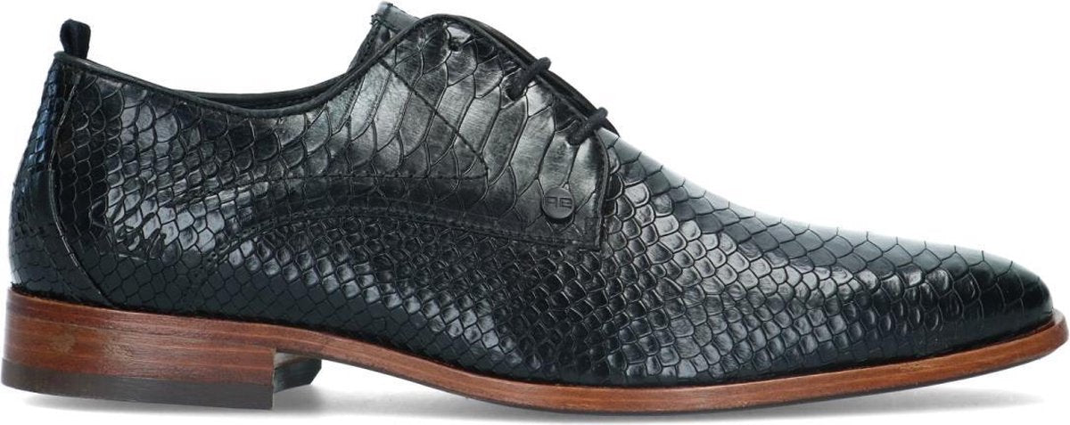 Rehab - Heren -  Greg snake donkergroene veterschoenen - Maat 41