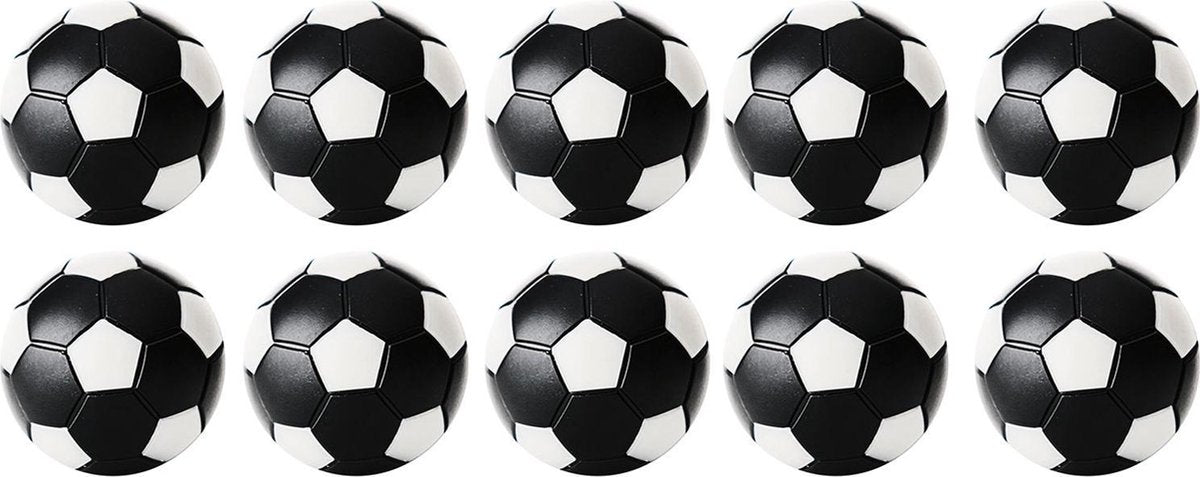 Winspeed tafelvoetbal ballen 35mm zwart/wit