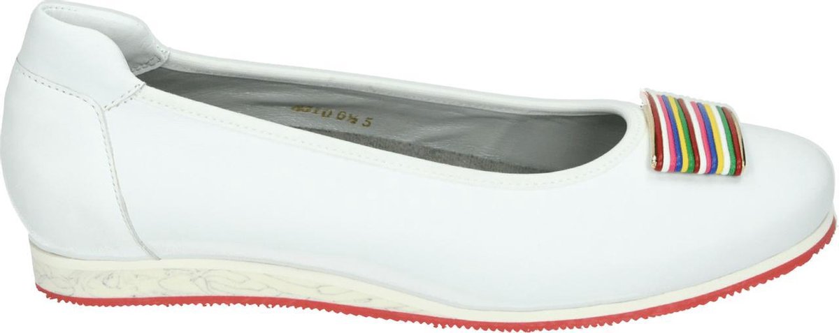 Verhulst 8310B-60-105 G - Volwassenen Ballerinaschoenen - Kleur: Wit/beige - Maat: 38