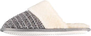 Apollo Sloffen Gebreid Dames Textiel/elastomeer Grijs Mt 39-40