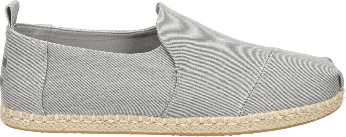 TOMS Deconstructed Alpargata Rope Heren Espadrilles - Grey - Maat 44