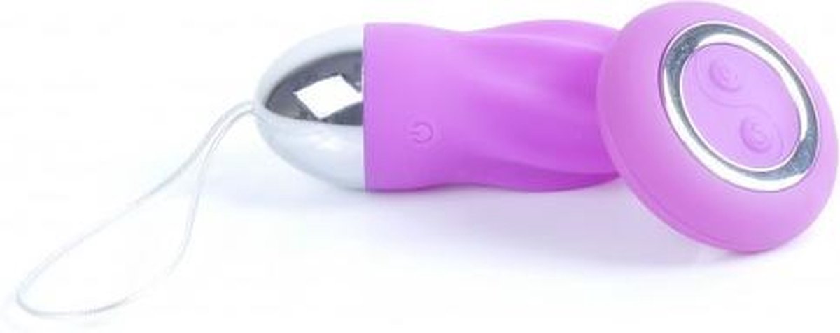 Afstand bendienbaar ei - USB Oplaarbaar - Trill ei - Paars