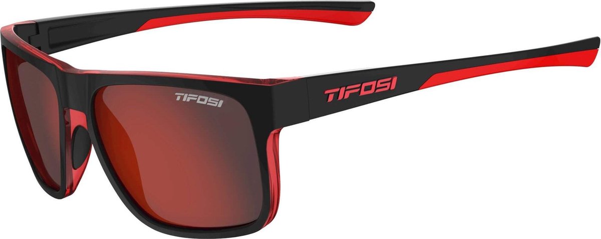Tifosi bril Swick satijn zwart-rood