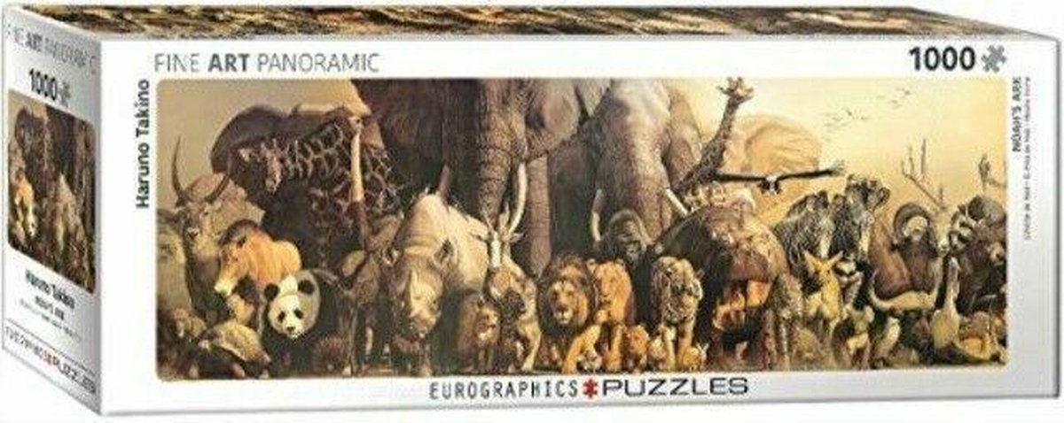 Noah's Ark - Haruo Takino Panorama Puzzel 1000 Stukjes