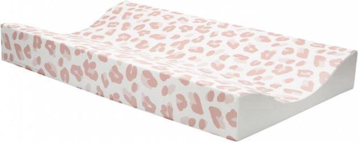 Bébé-Jou Aankleedkussen 72x44cm - Leopard Pink