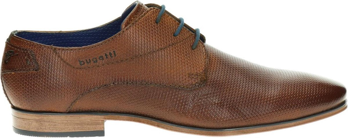 Bugatti heren veterschoenen - Cognac - Maat 43