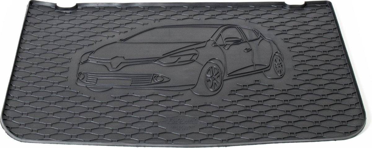 Rubber kofferbakmat met opdruk - geschikt voor Renault Clio 4 Hatchback vanaf 2012
