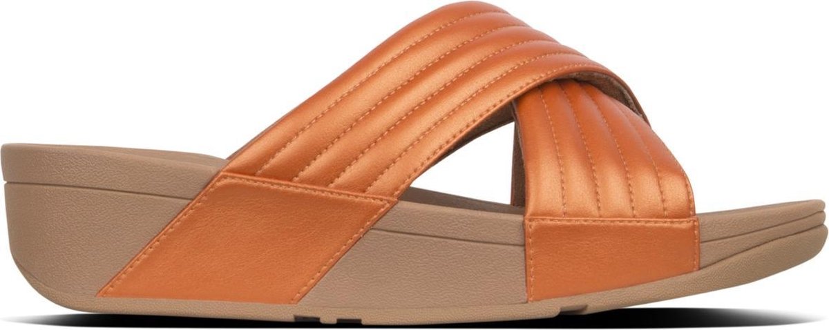 Lulu Padded Slide Amber Ash