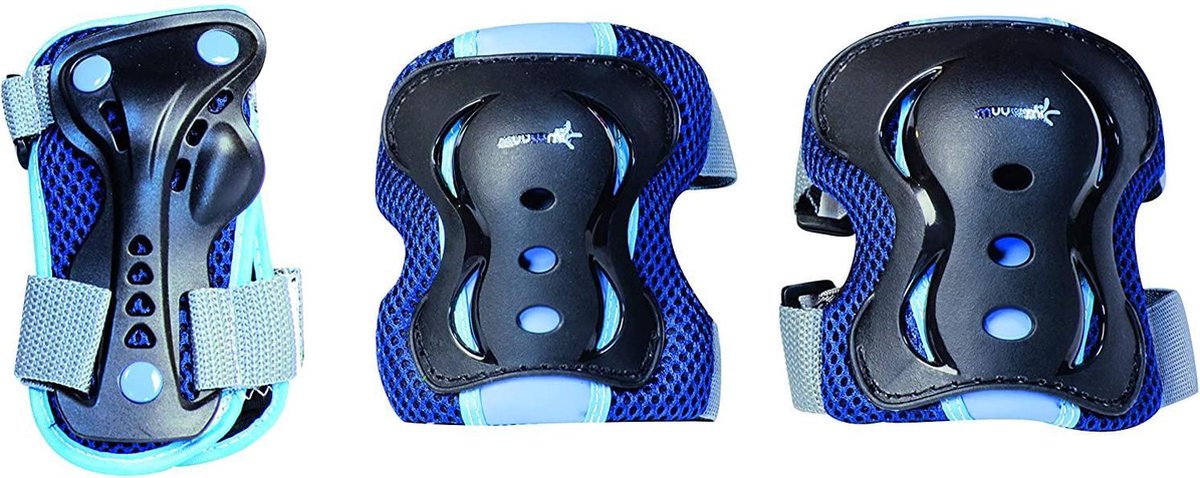 Muuwmi Beschermingsset Blauw 6-delig Maat Xs