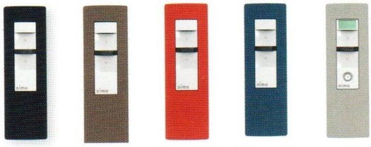 Afdekraam tbv Simu Hz handzender 1 & 5-kanaals