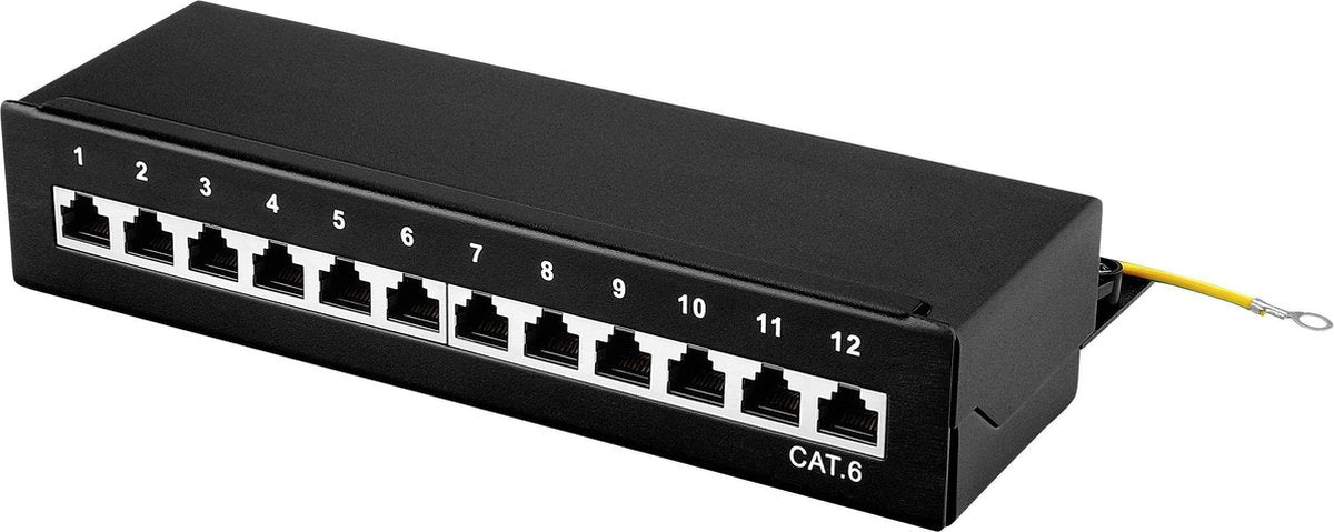 12 poorten Netwerk-patchbox Renkforce CAT 6 1 HE