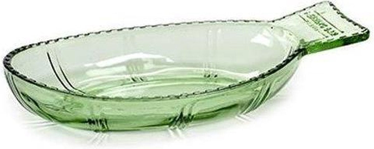 P. Navone Fish & Fish visschotel 26x14cm transparant/groen