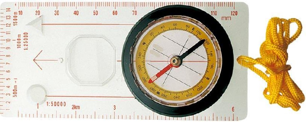 Atipick Kaartenkompas 10 X 21 Cm Transparant