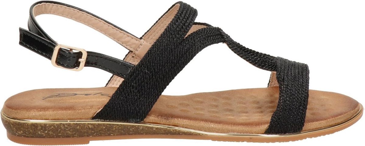 Dolcis dames sandaal - Zwart - Maat 39